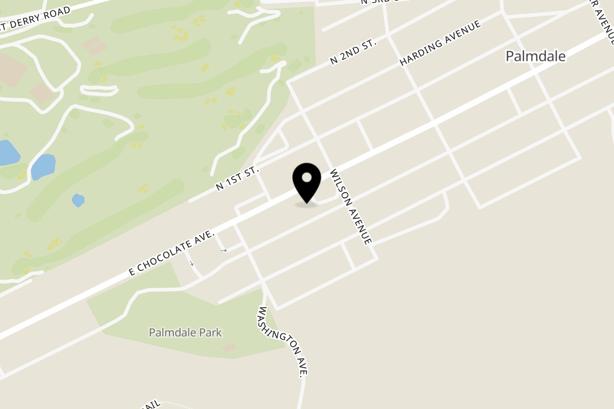 Map showing the location of Hershey Spice Restaurant & Bar llc on 1144 E Chocolate Ave in Hershey